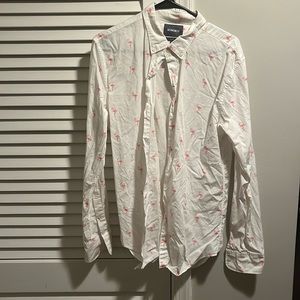 Flamingo Button Down